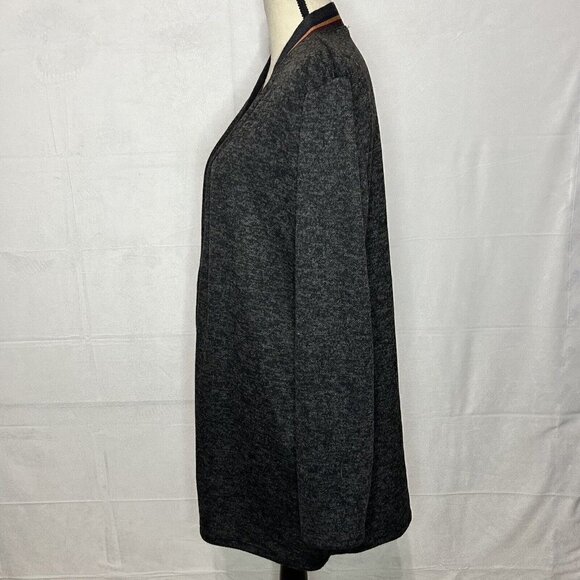 Acting Pro Cardigan Womens Gray Knit Lounge Athleisure Long USA Sz XL - Picture 6 of 9